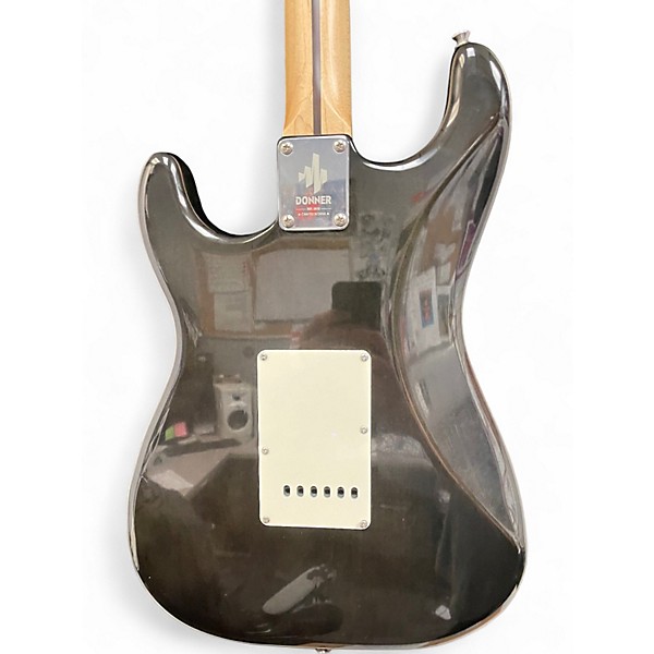Used Donner SEEKER HSS Black Solid Body Electric Guitar