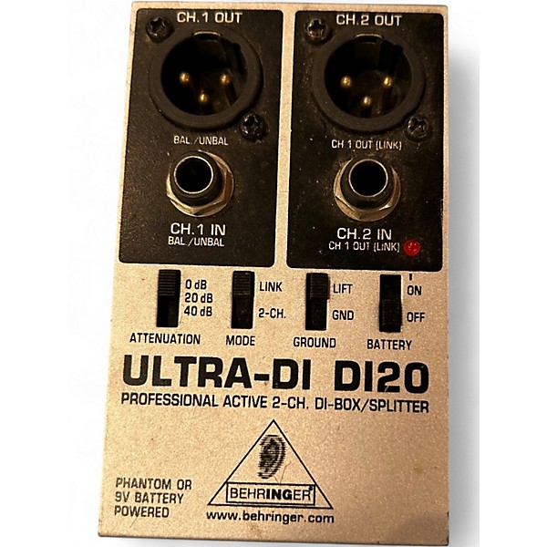 Used Behringer DI20 Ultra Direct Box