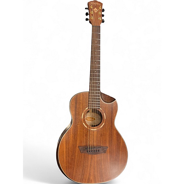 Used Washburn WCGM55K-D Natural Acoustic Guitar