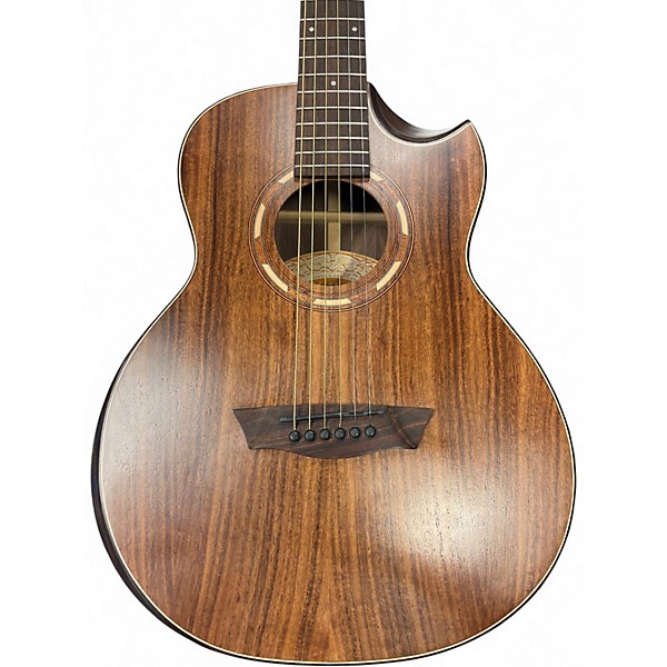 Used Washburn WCGM55K-D Natural Acoustic Guitar
