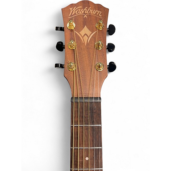 Used Washburn WCGM55K-D Natural Acoustic Guitar