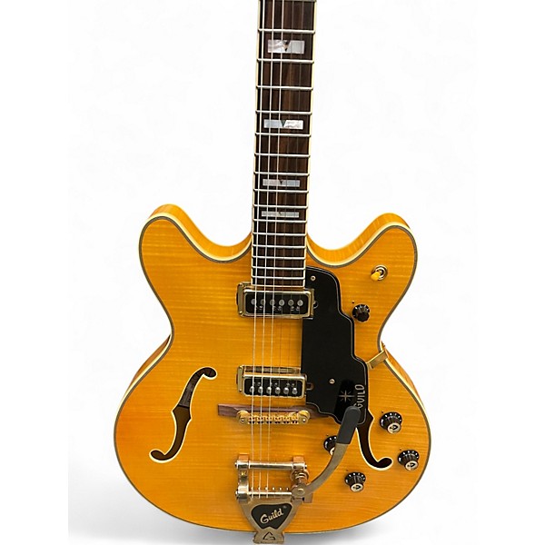 Used Guild Starfire VI SF-VI Vintage Natural Hollow Body Electric Guitar