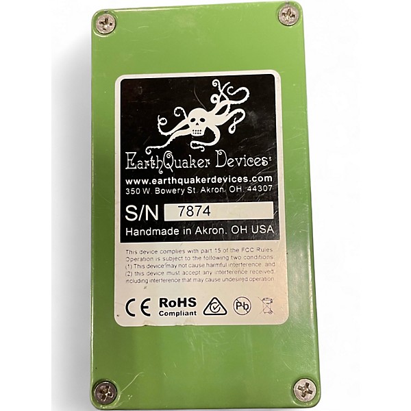 Used EarthQuaker Devices Plumes Small Signal Shredder Overdrive Effect Pedal