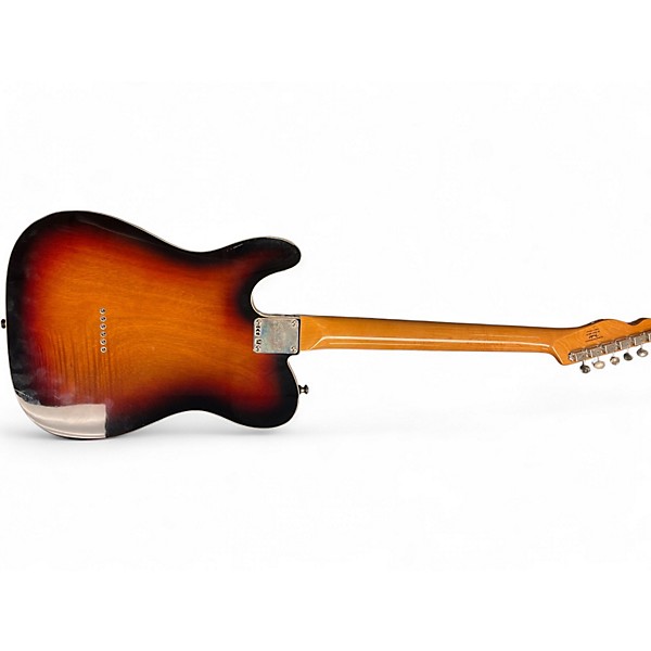 Used Squier Telecaster Custom 2 Tone Sunburst Solid Body Electric Guitar