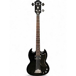 Used Epiphone Les Paul Bass Black Electric Bass Guitar