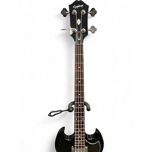 Used Epiphone Les Paul Bass Black Electric Bass Guitar