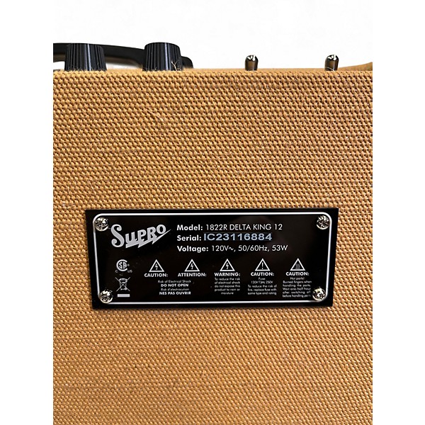 Used Supro DELTA KING 12 Tube Guitar Combo Amp