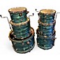 Used DW 6 Piece Performance Series Turquoise Oyster Drum Kit
