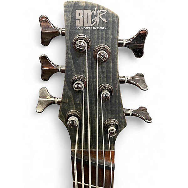 Used Ibanez SRFF806 Worn Natural Electric Bass Guitar