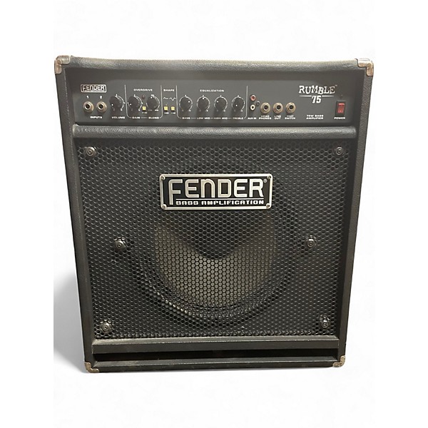 Used Fender Rumble 75 75W 1x12 Bass Combo Amp