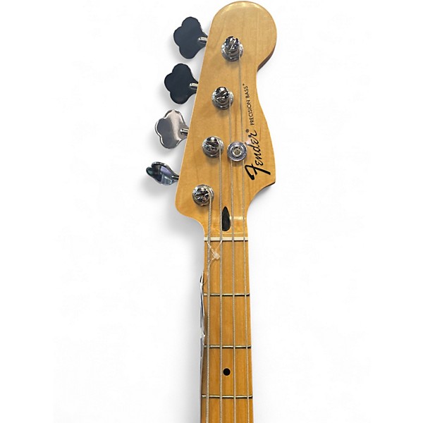 Used Fender Player Precision Bass Black Electric Bass Guitar