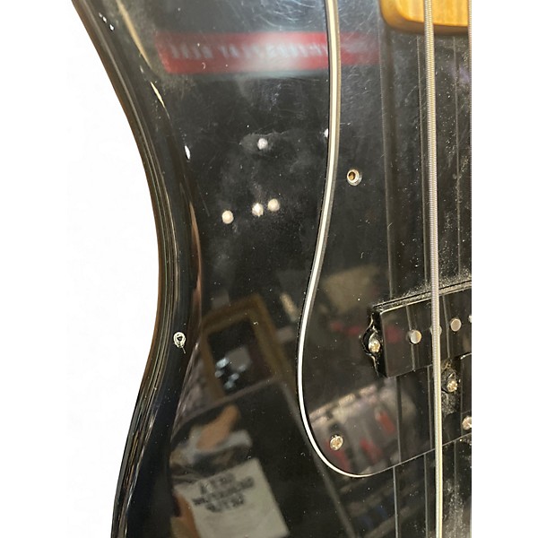 Used Fender Player Precision Bass Black Electric Bass Guitar