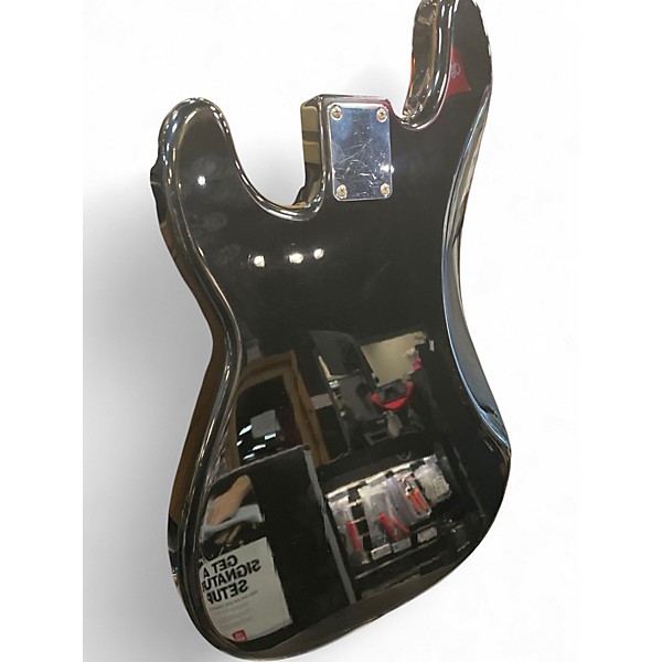 Used Fender Player Precision Bass Black Electric Bass Guitar