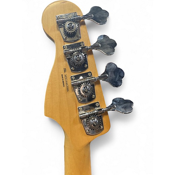 Used Fender Player Precision Bass Black Electric Bass Guitar