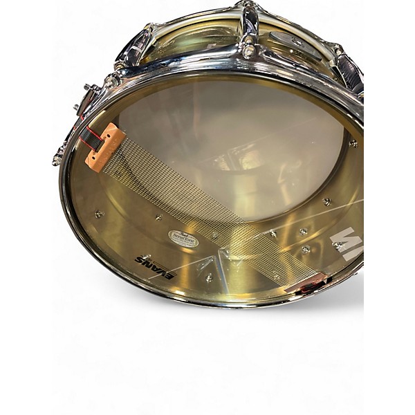 Used Pearl 6.5X14 Sensitone Snare Brass Drum