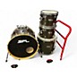 Used Mapex 4 Piece Ellipse Black and Gold Drum Kit thumbnail
