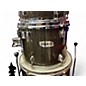 Used Mapex 4 Piece Ellipse Black and Gold Drum Kit