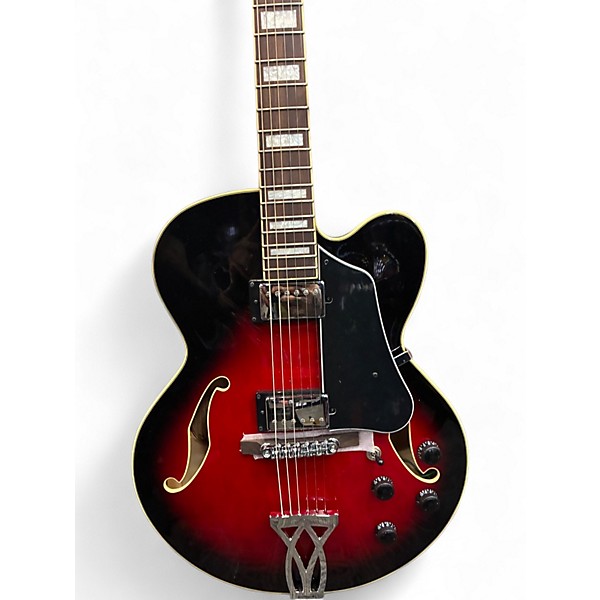 Used 2025 Ibanez AF75 Dark Cherry Burst Hollow Body Electric Guitar
