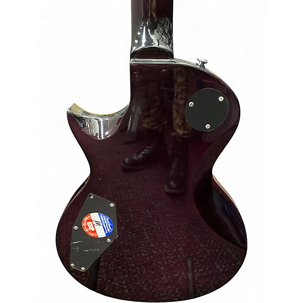Used ESP LTD EC256 Trans Purple Solid Body Electric Guitar