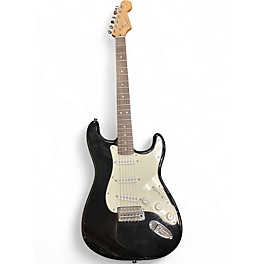 Used Squier Affinity Stratocaster Black Solid Body Electric Guitar