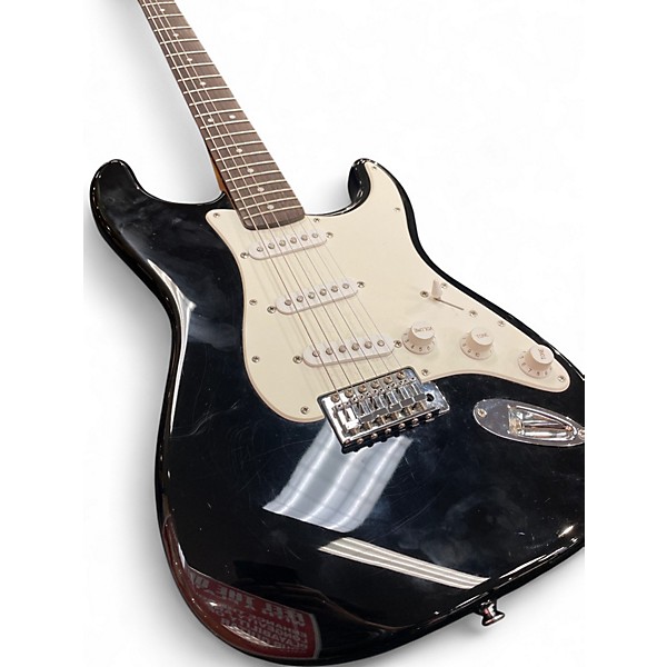 Used Squier Affinity Stratocaster Black Solid Body Electric Guitar