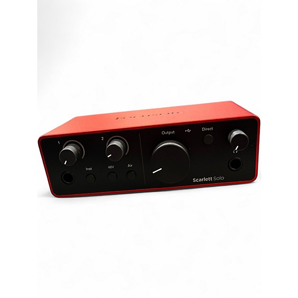 Used Focusrite Scarlett Solo Gen 4 Audio Interface
