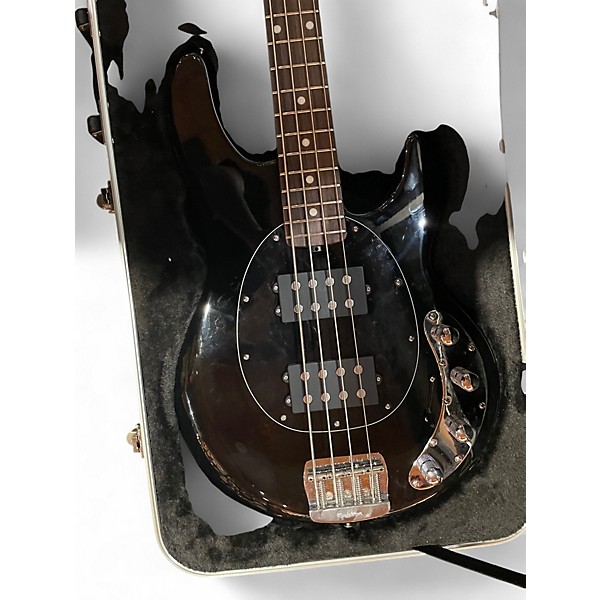 Used 2022 Ernie Ball Music Man Stingray SLO Special Black Electric Bass Guitar