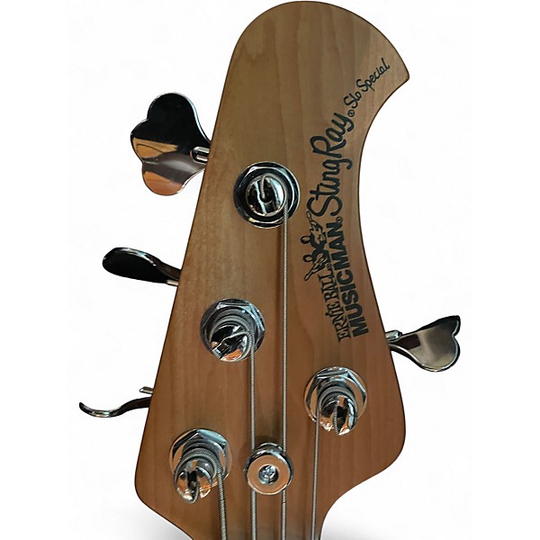 Used 2022 Ernie Ball Music Man Stingray SLO Special Black Electric Bass Guitar