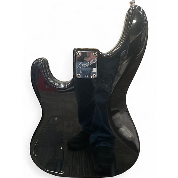 Used 1990s Fender PRECISION PLUS DELUXE BASS BLACK Electric Bass Guitar