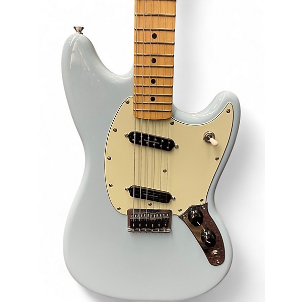 Used Fender Player Mustang Sonic Blue Solid Body Electric Guitar