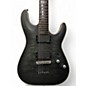 Used Schecter Guitar Research C1 Platinum Trans Black Solid Body Electric Guitar