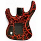 Used B.C. Rich GUNSLINGER RETRO II RED CRACKLE Solid Body Electric Guitar