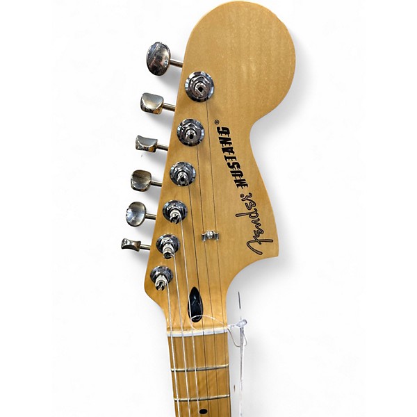 Used Fender Modern Player Mustang HIALEAH YELLOW Solid Body Electric Guitar