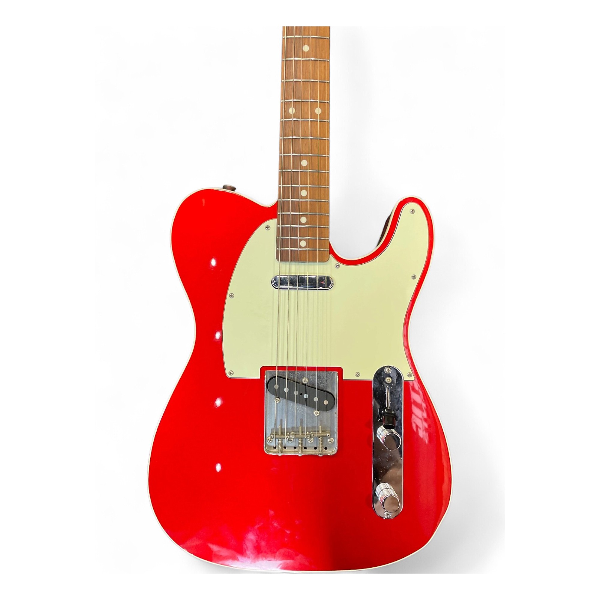 Used Fender CRAFTED IN JAPAN TELECASTER Red Solid Body Electric