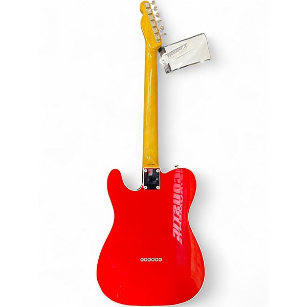 Used Fender CRAFTED IN JAPAN TELECASTER Red Solid Body Electric Guitar