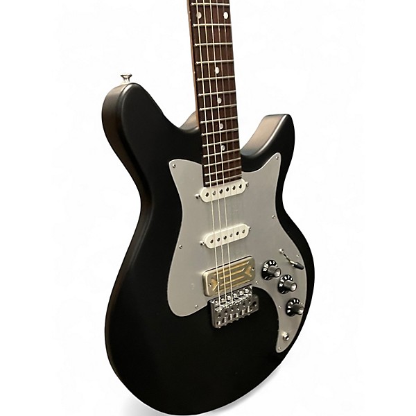 Used Eastman Fullertone DC-62 Black Solid Body Electric Guitar