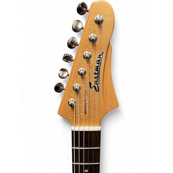 Used Eastman Fullertone DC-62 Black Solid Body Electric Guitar