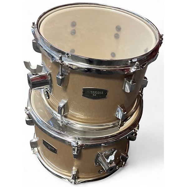Used Yamaha 5 Piece Rydeen 5-Piece Shell Pack With 20" Bass Drum Champagne Glitter Drum Kit