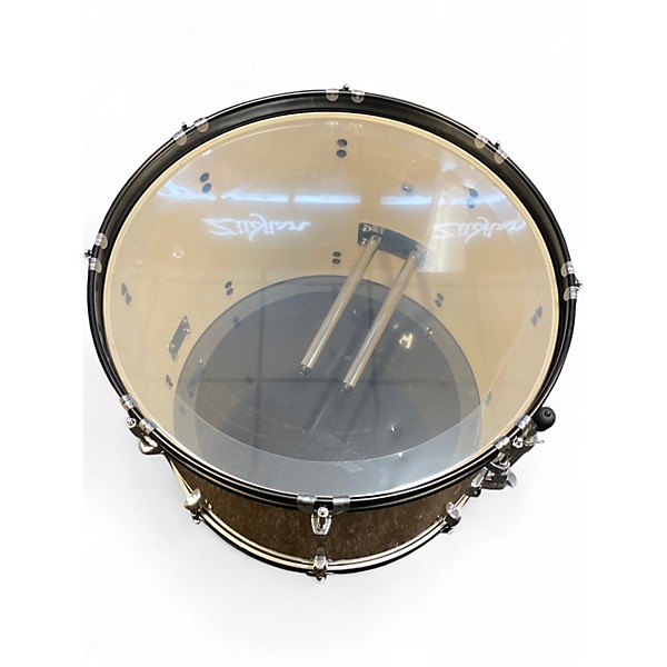 Used Yamaha 5 Piece Rydeen 5-Piece Shell Pack With 20" Bass Drum Champagne Glitter Drum Kit