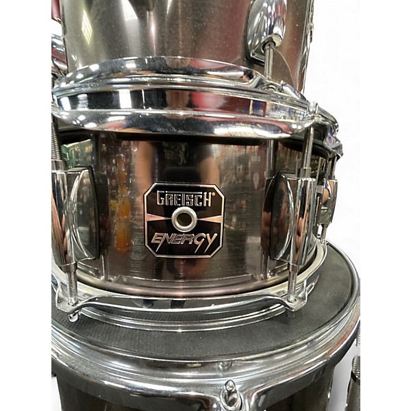 Used Gretsch Drums 5 Piece Energy Gray Drum Kit