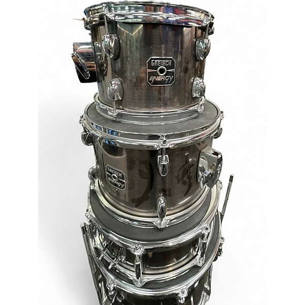 Used Gretsch Drums 5 Piece Energy Gray Drum Kit