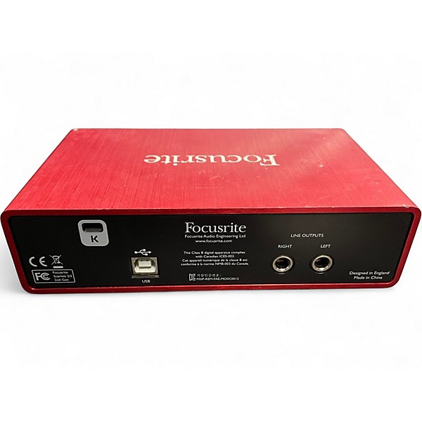 Used Focusrite Scarlett 2i2 Gen 2 Audio Interface