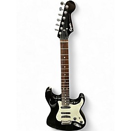 Used Squier Standard Stratocaster Black Solid Body Electric Guitar