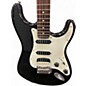 Used Squier Standard Stratocaster Black Solid Body Electric Guitar