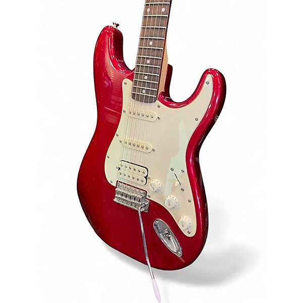 Used Squier Affinity Stratocaster Candy Apple Red Solid Body Electric Guitar