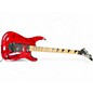 Used Jackson JS34Q Dinky Transparent Red Solid Body Electric Guitar