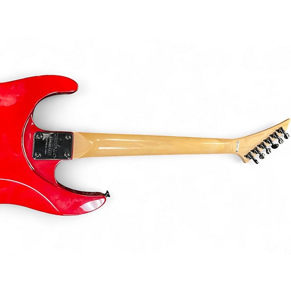 Used Jackson JS34Q Dinky Transparent Red Solid Body Electric Guitar