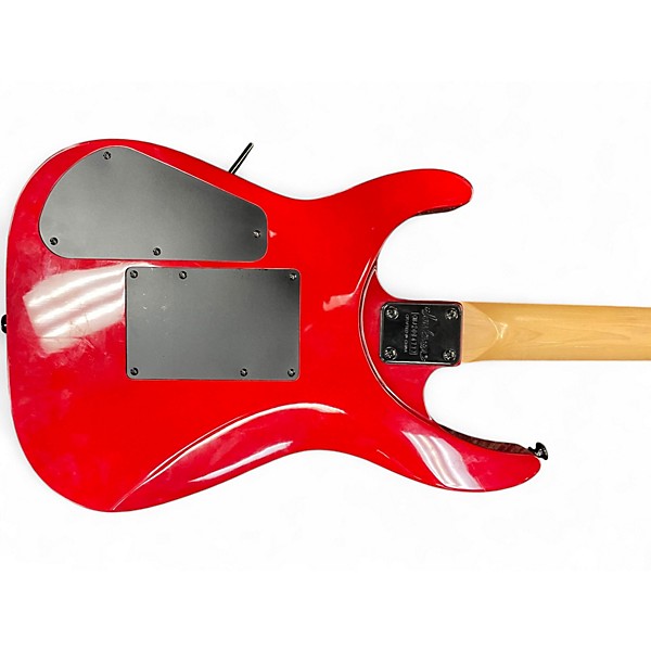 Used Jackson JS34Q Dinky Transparent Red Solid Body Electric Guitar