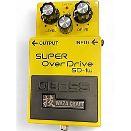 Used BOSS SD1W Super Overdrive Waza Craft Effect Pedal