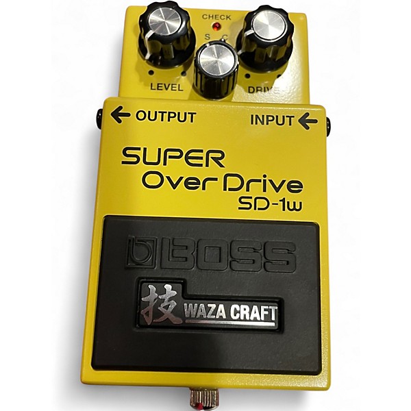 Used BOSS SD1W Super Overdrive Waza Craft Effect Pedal